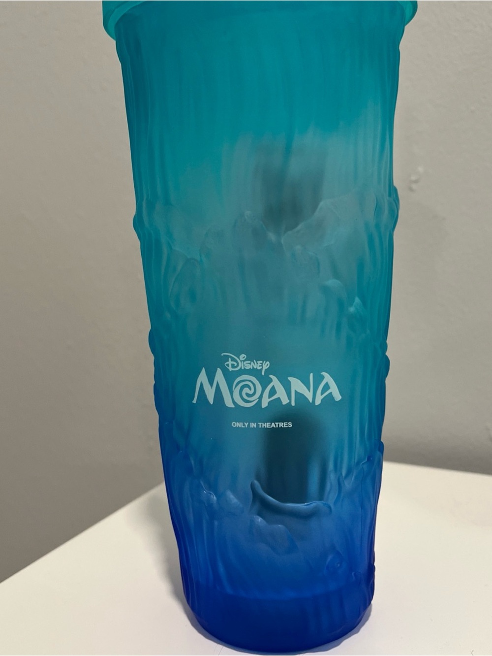 Disney Blue to Teal Gradient Moana Decorative Vase